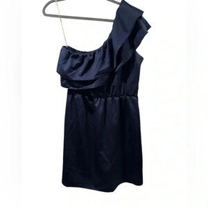Satin One Shoulder Dress
